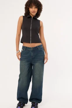 Roxanne Baggy Low Rise Jean Dark And Dirty