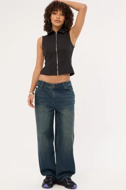 Roxanne Baggy Low Rise Jean Dark And Dirty