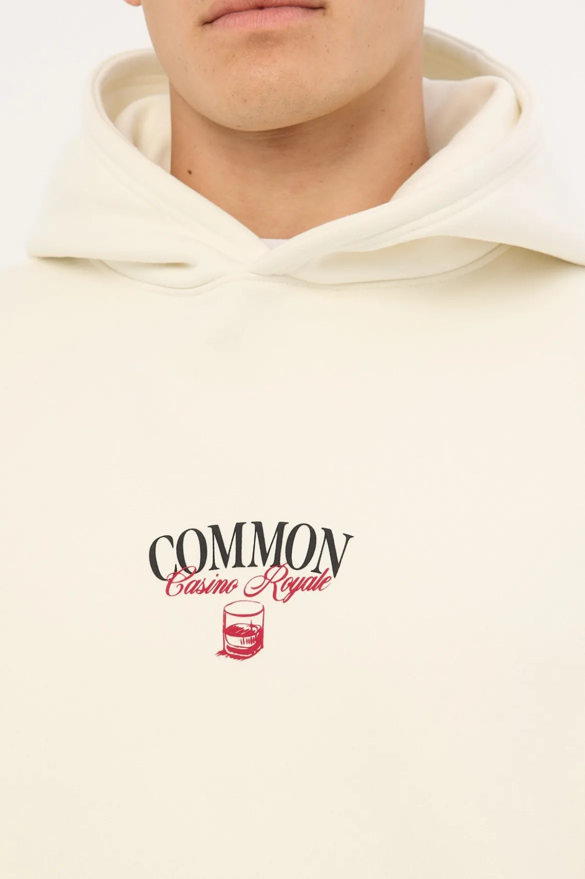 Royale Boxy Hoodie Off White