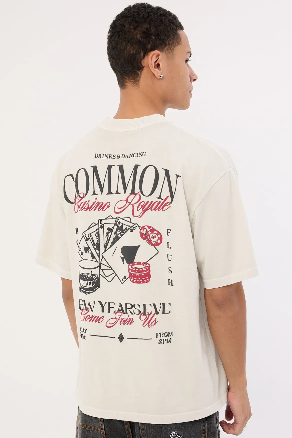 Royale Heavyweight Easy Tee Washed Grey Fog