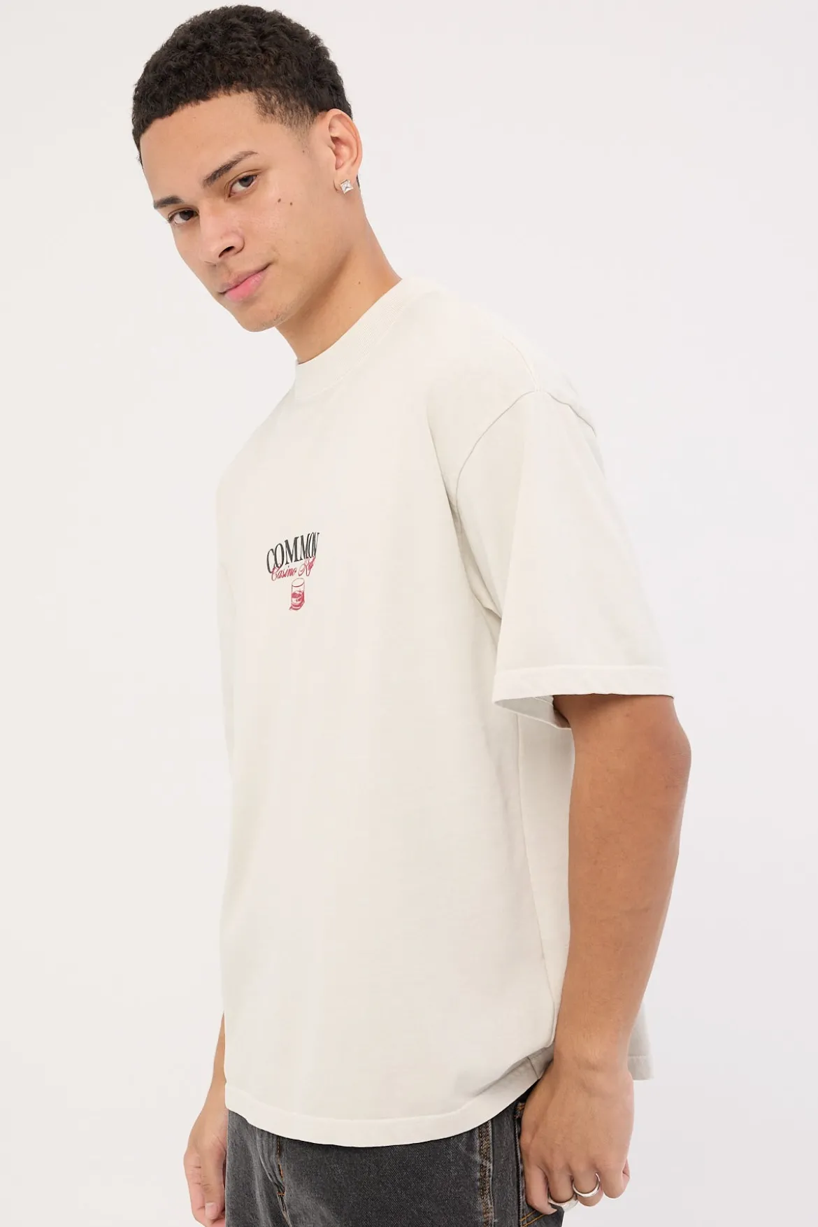 Royale Heavyweight Easy Tee Washed Grey Fog