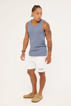 Royalty Elastic Waist Short White