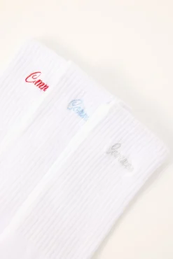 Royalty Sock 3 Pack White