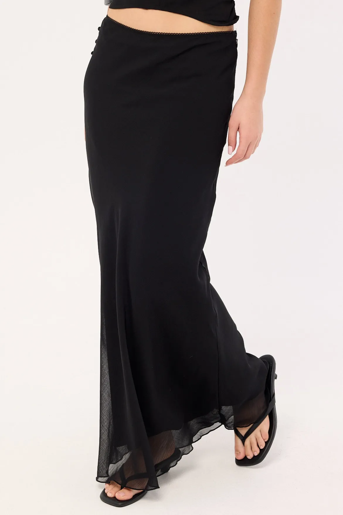 Rudi Maxi Skirt Black