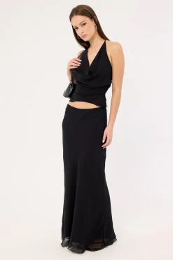 Rudi Maxi Skirt Black