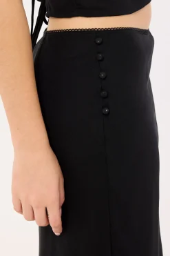 Rudi Maxi Skirt Black