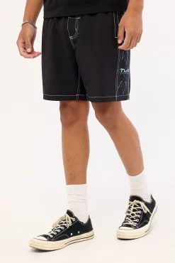 Run For The Hills Elastic Short Black