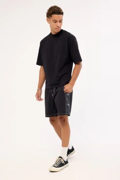 Run For The Hills Elastic Short Black