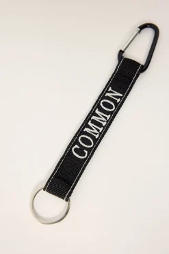 Rune Carabiner Strap Keyring Black