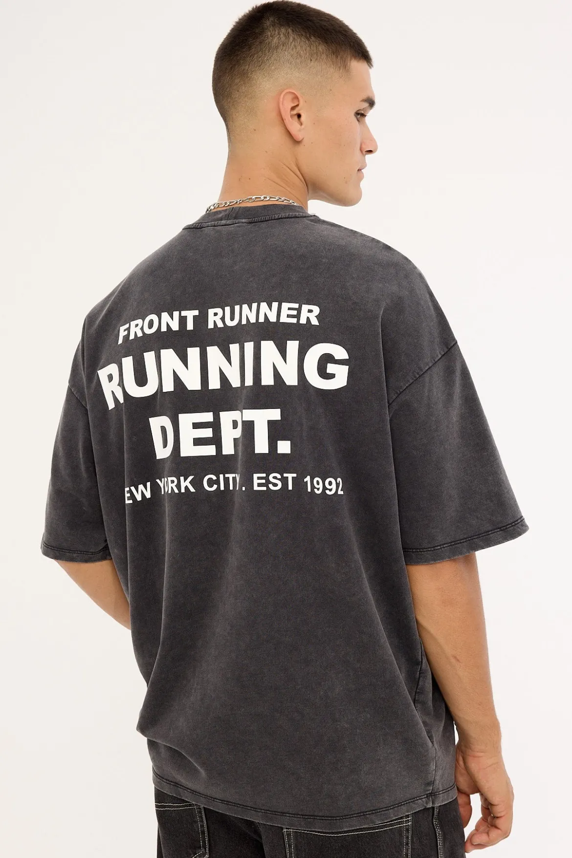 Running Dept. Tee Black