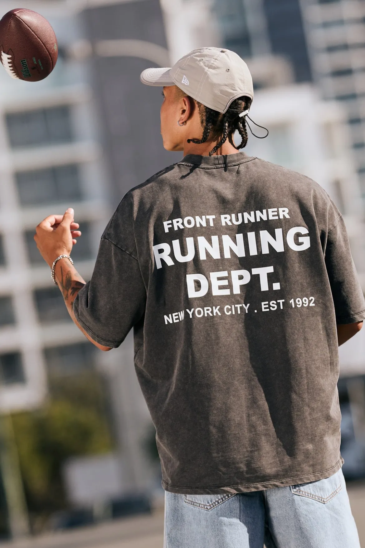 Running Dept. Tee Black