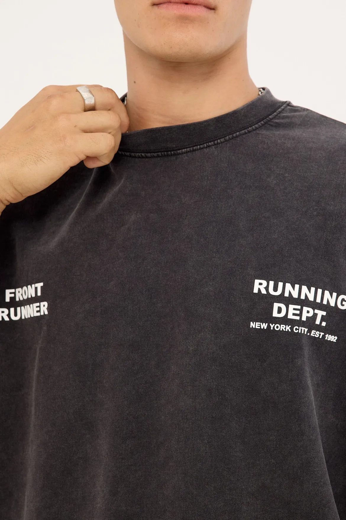 Running Dept. Tee Black