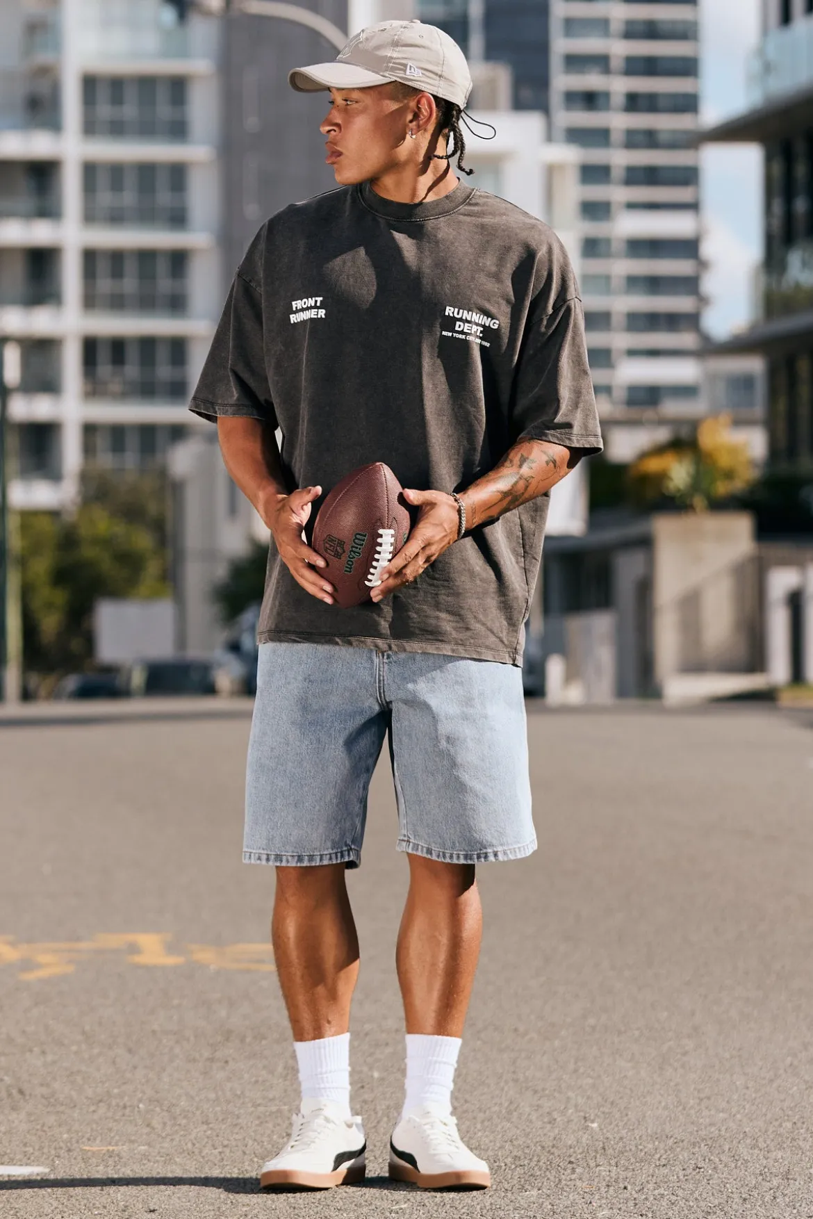 Running Dept. Tee Black