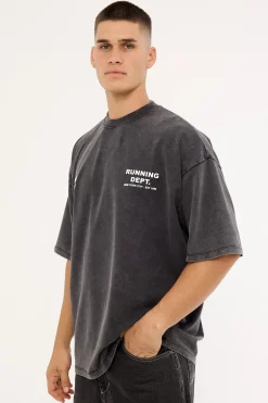 Running Dept. Tee Black