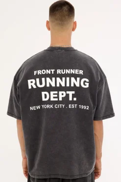 Running Dept. Tee Black