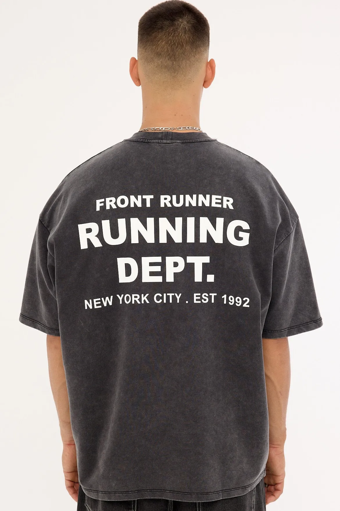 Running Dept. Tee Black