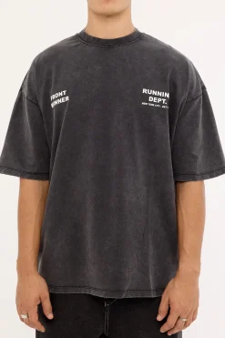 Running Dept. Tee Black