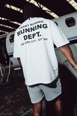 Running Dept Tee White