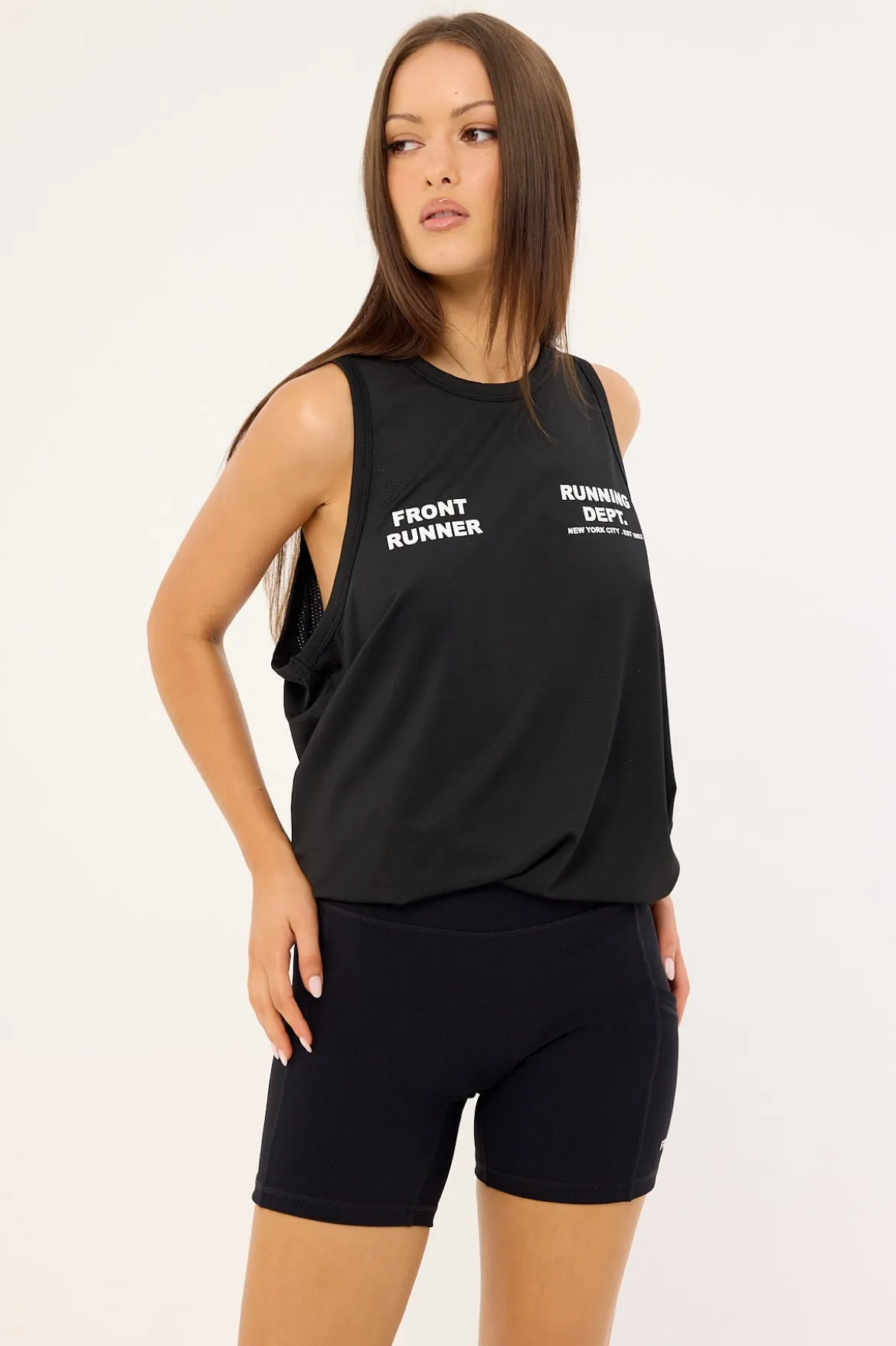 Running Dept Training Singlet Black