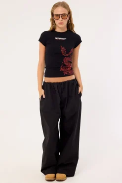 Ryuko Baby Tee Black