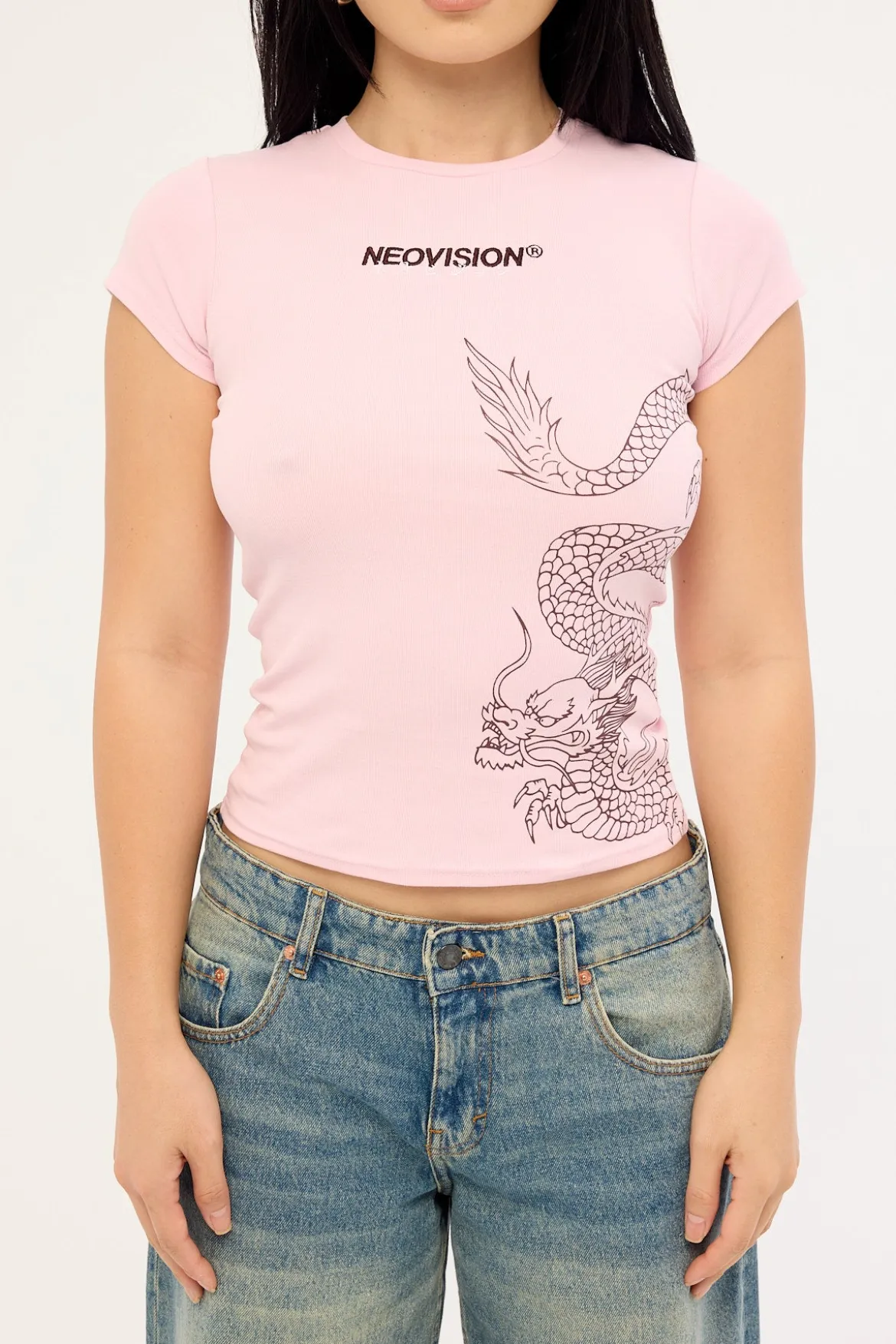 Ryuko Baby Tee Pink