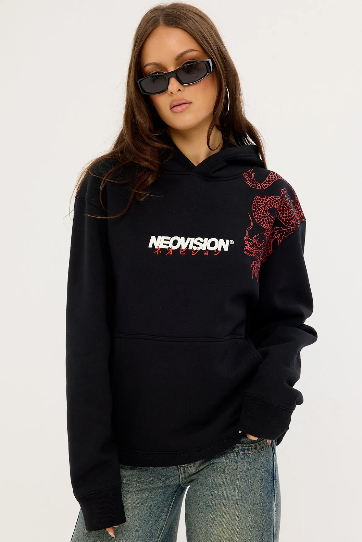 Ryuko Relaxed Hoodie Black