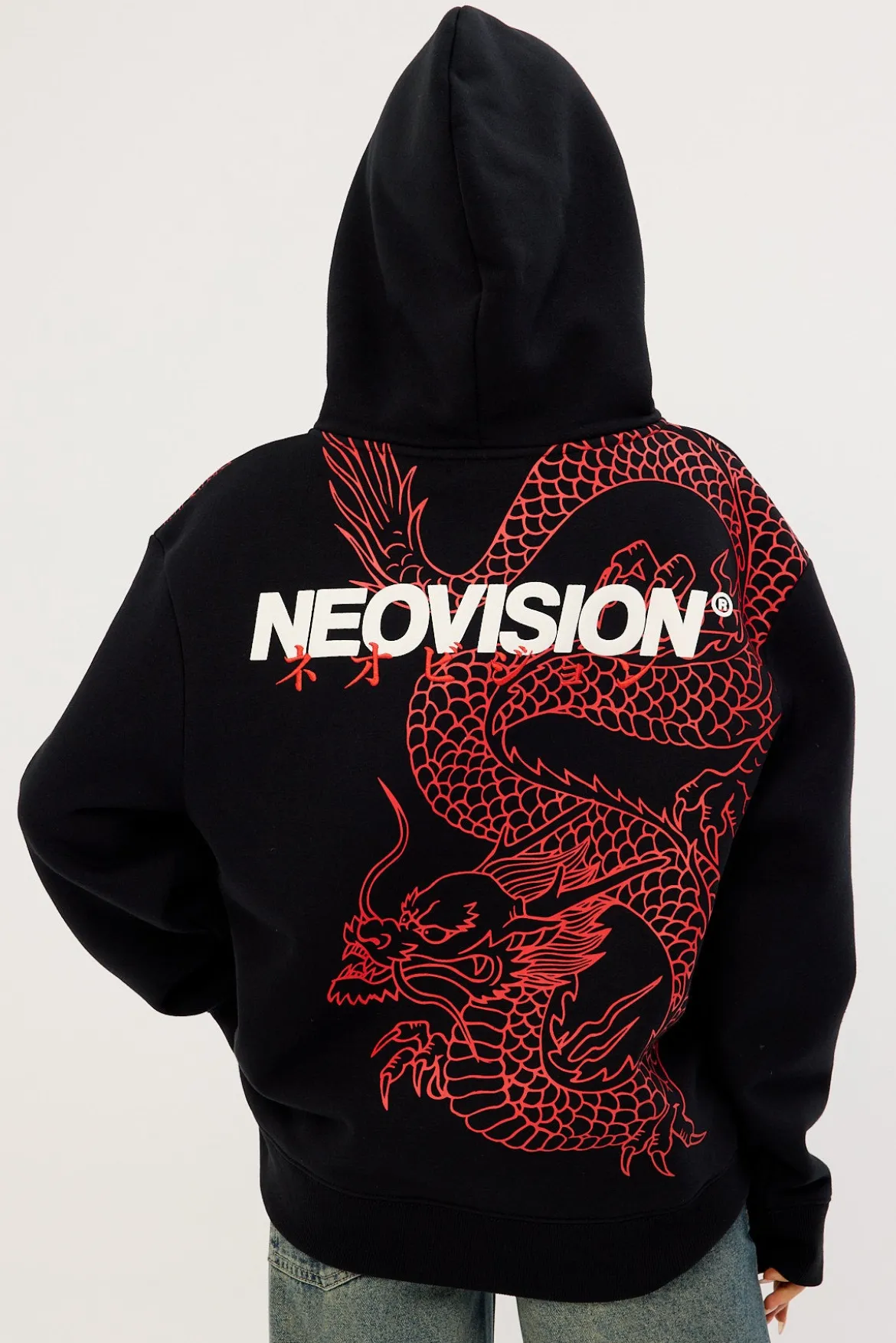 Ryuko Relaxed Hoodie Black