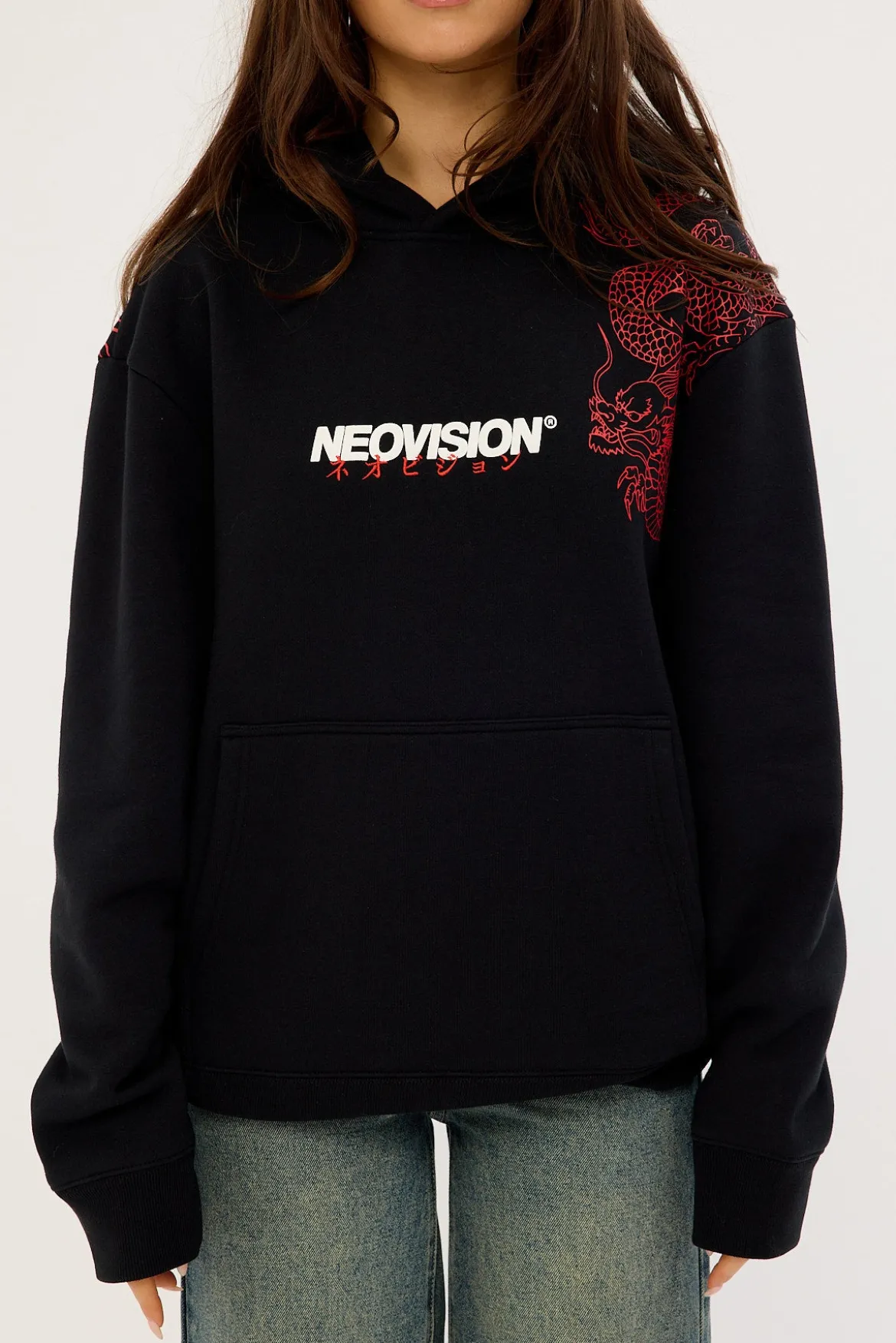 Ryuko Relaxed Hoodie Black