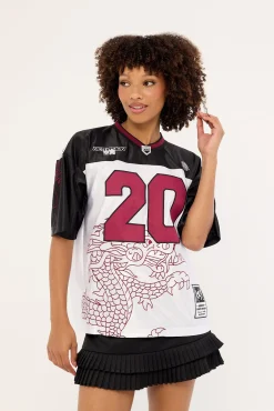 Ryuko V Neck Jersey White