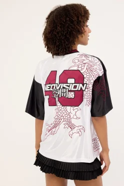 Ryuko V Neck Jersey White