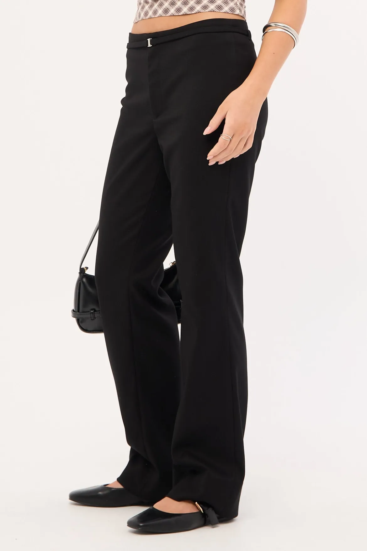 Sabine Belted Pant Black