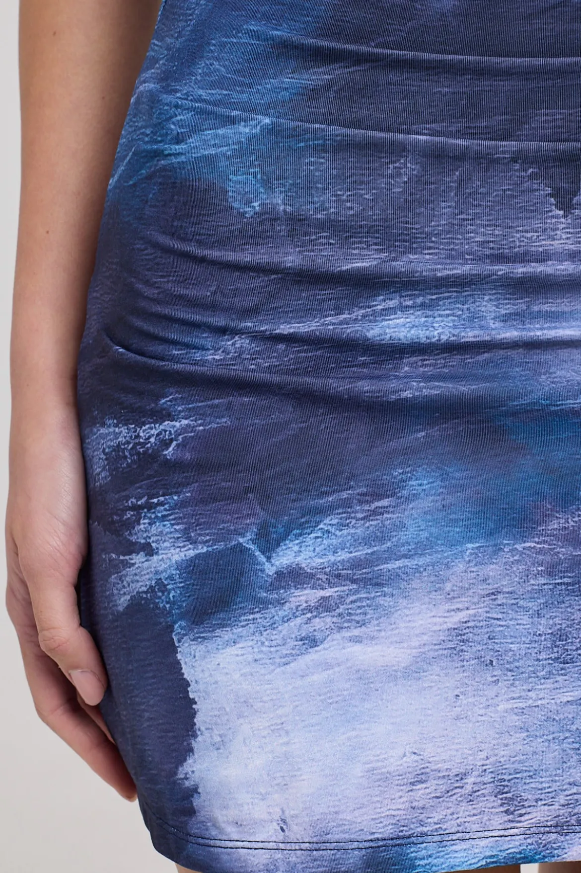 Sabine Jewel Tie Dye Jersey Mini Dress Jewel Tie Dye