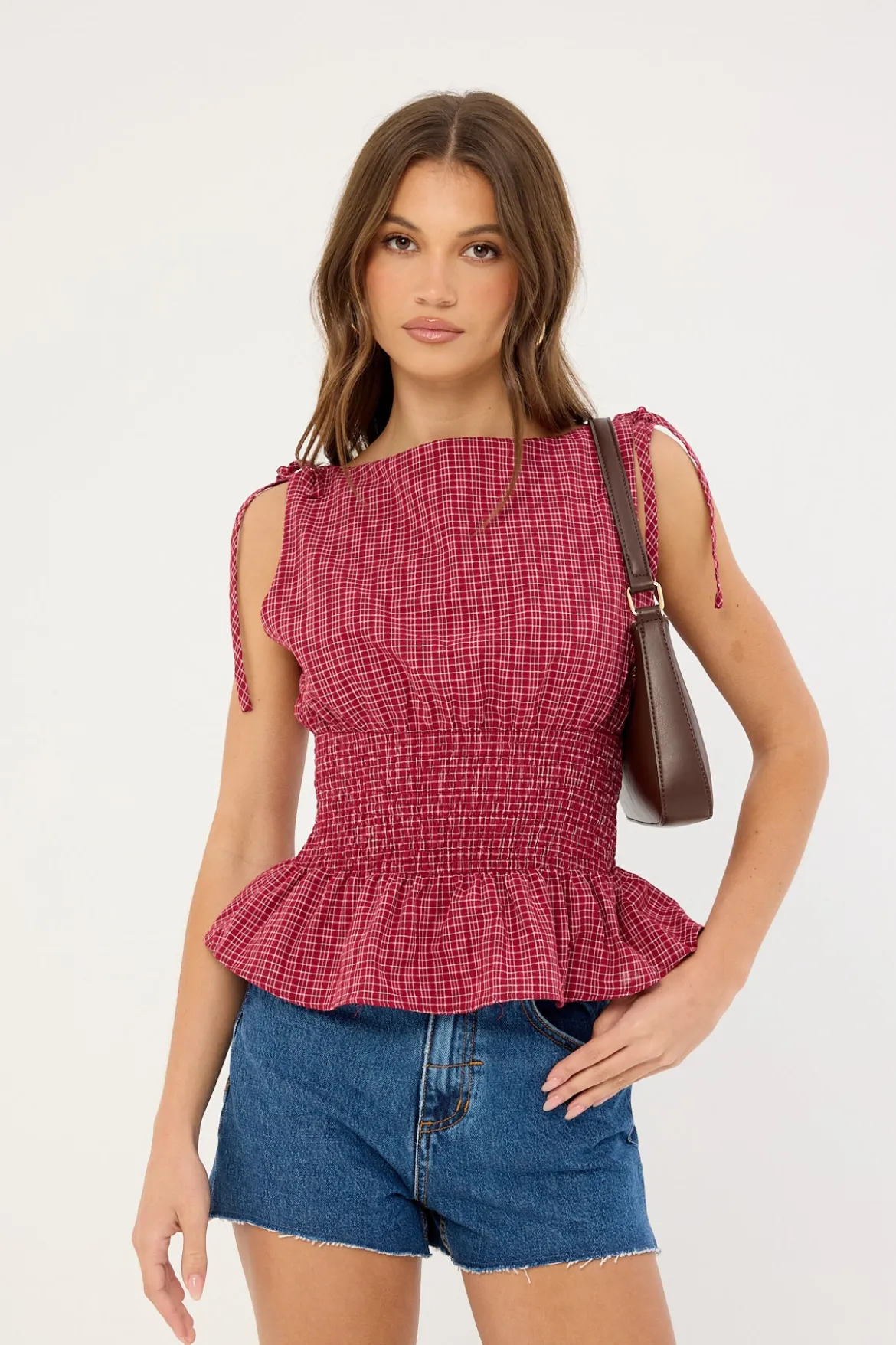 Sadie High Rise Micro Short Deep Vintage Blue
