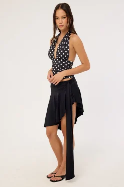 Safari Midi Skirt Noir