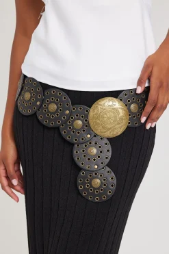 Saloon Disk Belt Black