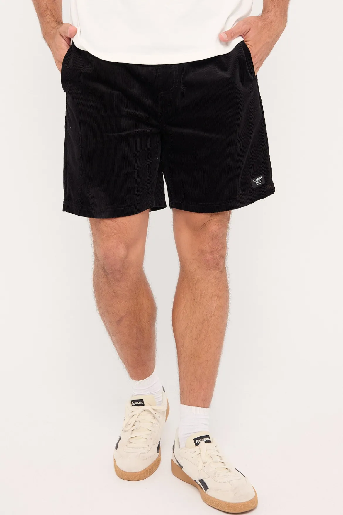 Salt Organic Cord Short Black