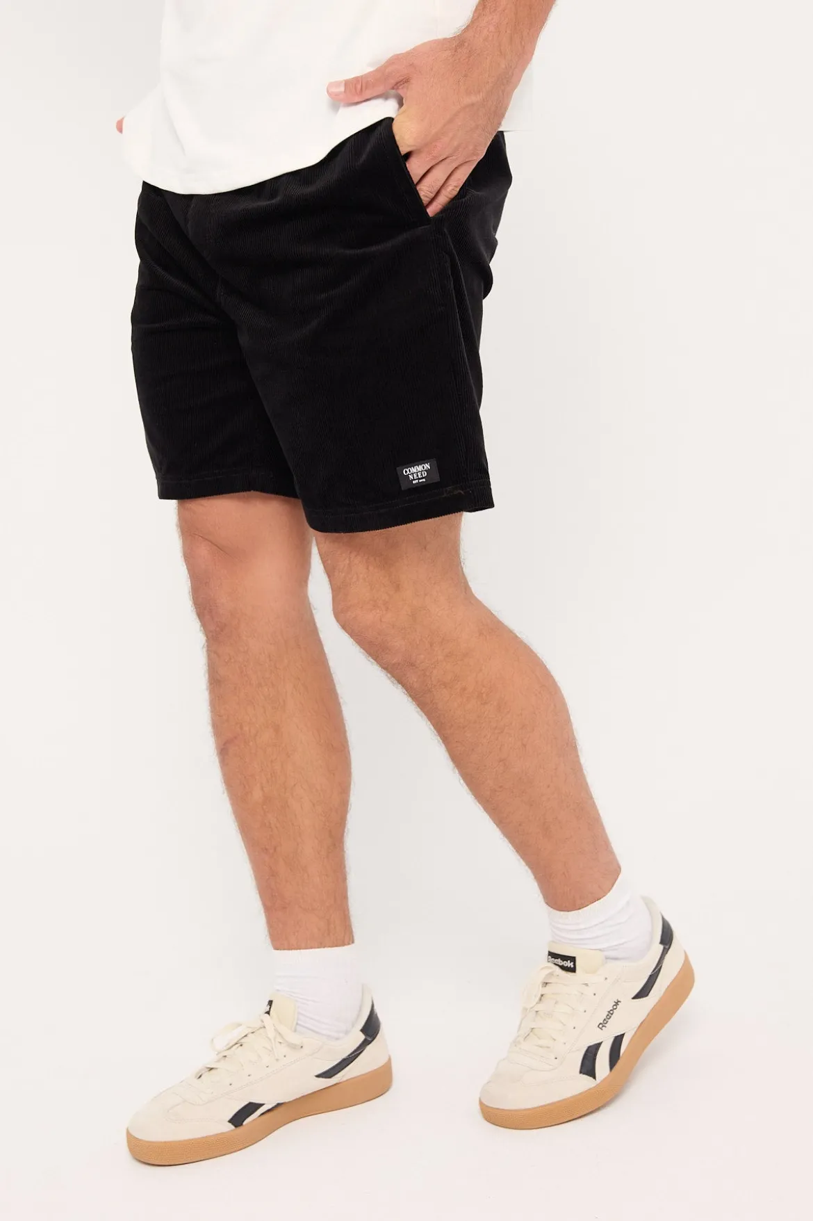 Salt Organic Cord Short Black