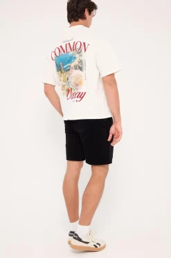 Salt Organic Cord Short Black