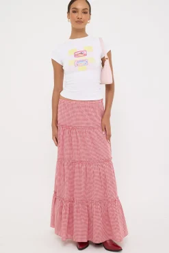 Salty Sardines Baby Tee White