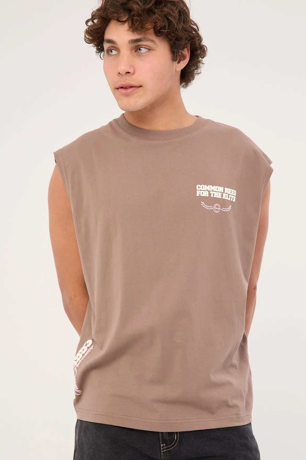 San Francisco Muscle Tank Taupe