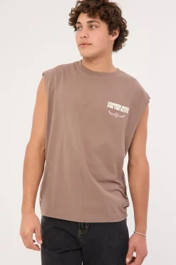 San Francisco Muscle Tank Taupe