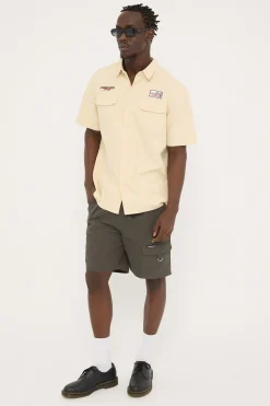Sanctuary Elastic Waist Cargo Short Charcoal
