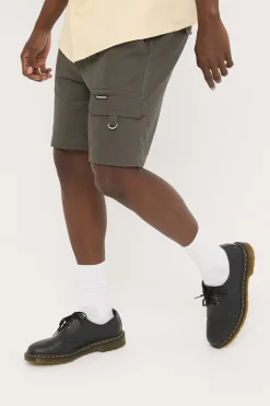 Sanctuary Elastic Waist Cargo Short Charcoal