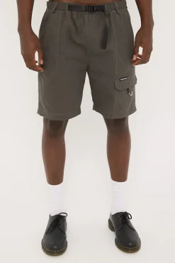 Sanctuary Elastic Waist Cargo Short Charcoal