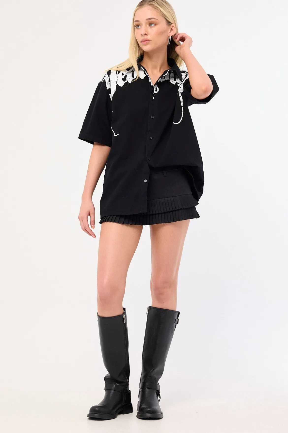 Sanctum Oversize Shirt Black