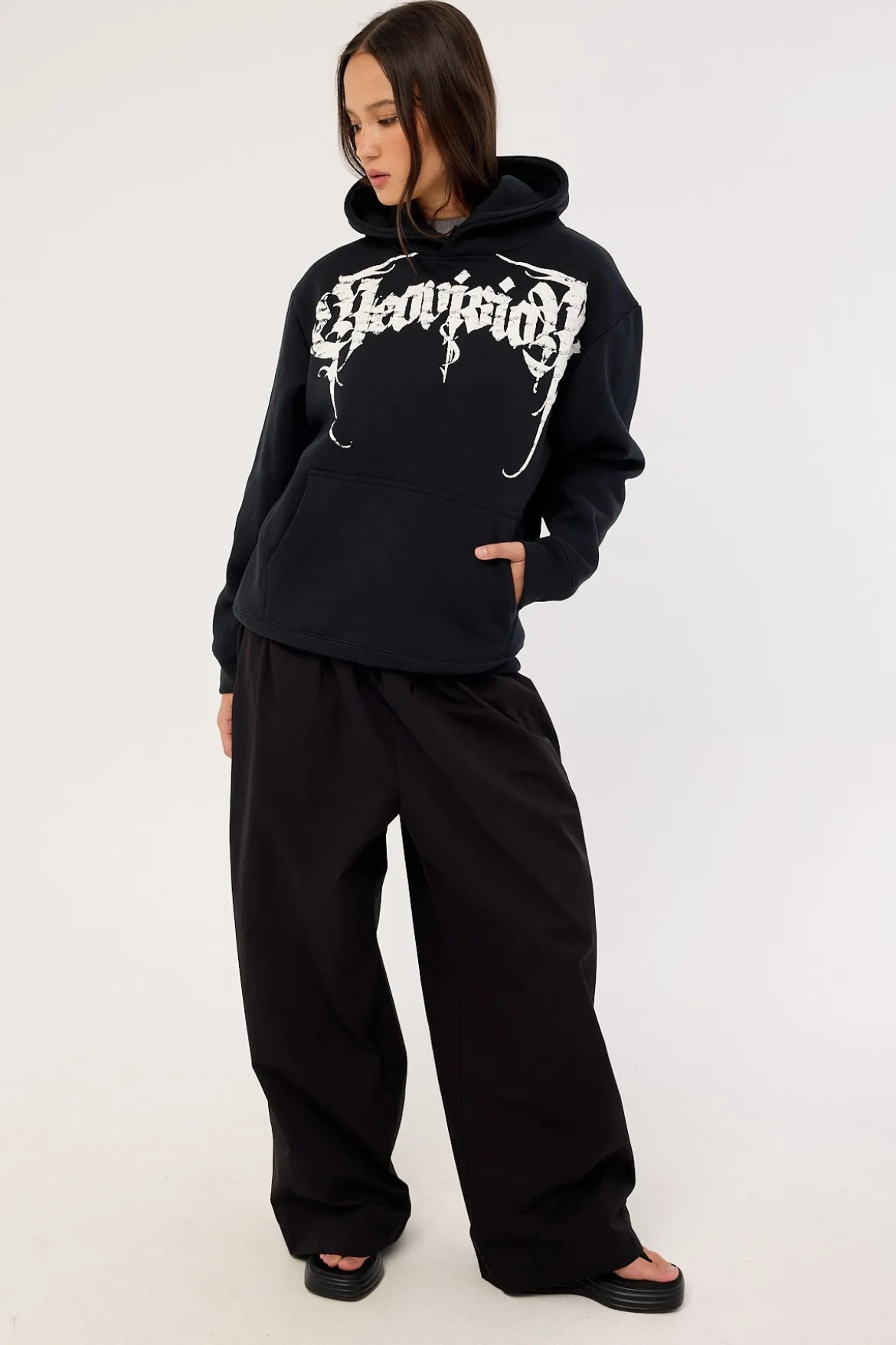 Sanctum Relaxed Hoodie Black