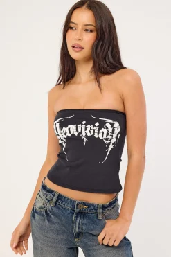 Sanctum Strapless Top Black
