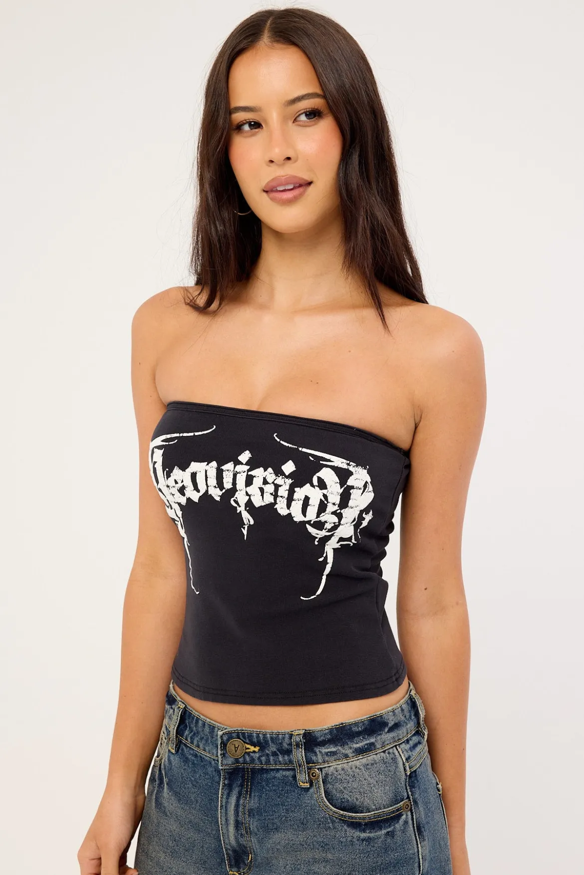 Sanctum Strapless Top Black