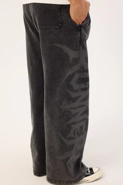 Sandstorm Wide Leg Pant Black Wash