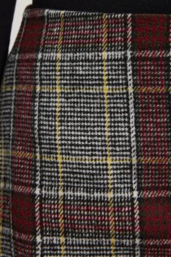 Sangiovese Check Plaid Mini Skirt Plaid Print